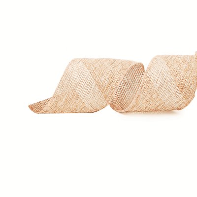 Fita Aramada Juta com Fio Dourado 6,3cmx9,14m - Ref 1923837 Cromus