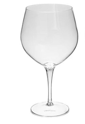 Taça Para Bebidas de Acrilico Curves Moscow Transparente 700Ml - Neoplas