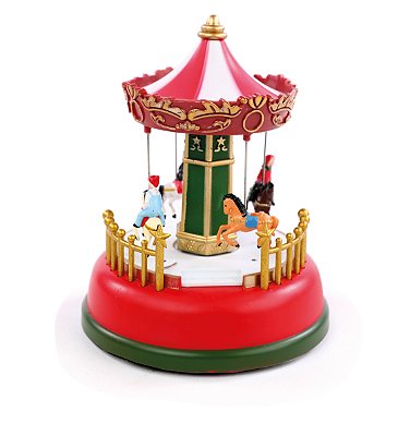 Cenário de Natal Carrossel com Crianças 14cm Luz, Som e Movimento - Ref 1052972 Cromus