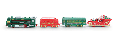 Trem de Natal com Som e Movimento 91cm Trilhos - Ref 1008056 Cromus