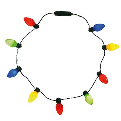Colar de Natal Lâmpadas Natalinas Coloridas com 9 Leds - Ref 1592697 Cromus