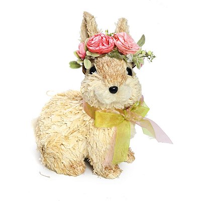 Coelha Com Coroa de Flores (Crocante) Cromus