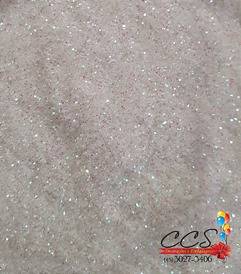 Glitter para Balão e Artesanatos Branco Furtacor 2 gramas
