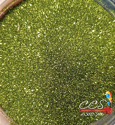 Glitter para Balão e Artesanatos Verde Limão 2 gramas