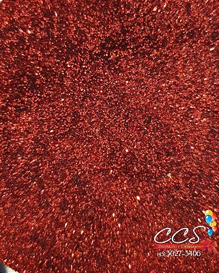 Glitter para Balão e Artesanatos Vermelho 2 gramas