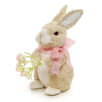 Coelha de Páscoa em pé com Flor na mão 1822598 Cromus