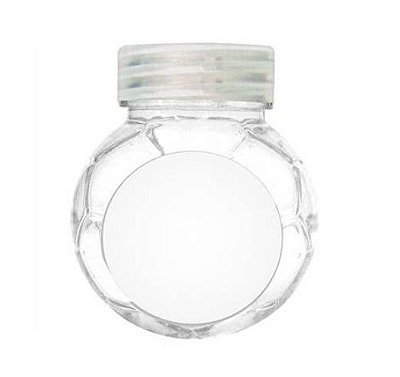 Mini Baleiro Decorativo Bola de Futebol com tampa transparente 4063026