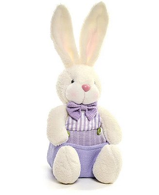 Coelho Sentado Com Bolsa Frontal 22cm (Sweet ) Cromus 1822474