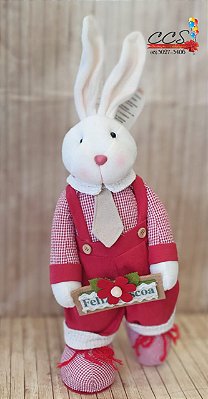 Coelho de Pelúcia com Pé pra Trás (Goiabinha) Cromus 1822464