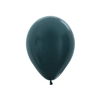 Balão Latex Metal 12 Polegadas Grafite Pacote com 50un SEMPERTEX Cromus 39000305
