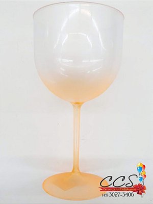 Taca de Gin 600ML Degrade Laranja NCTOYS 1689