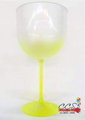 Taca de Gin 600ML Cristal Degrade Amarelo NCTOYS 1688