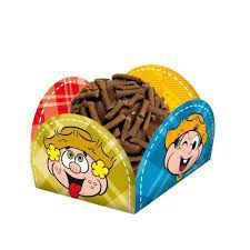 Porta Forminha para Docinhos Chico Bento Fazenda com 40 Unidades - Promo Festcolor