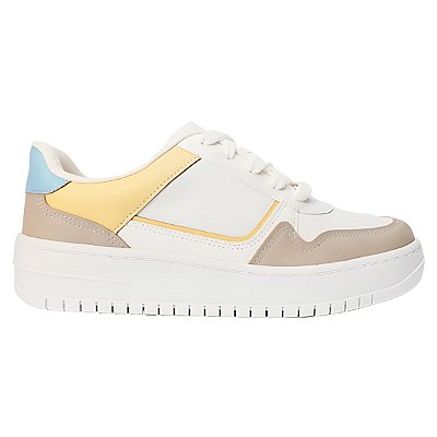 Tênis Vizzano Feminino Casual Sola Alta Colorido Conforto Moda