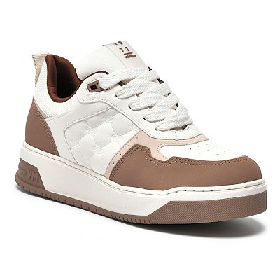 Tênis Via Marte Feminino Street Amarrar Sola Alta Moda Skate