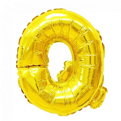 Balão Metalizado Letra Dourado 40 Q