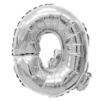 Balão Metalizado Letra Prata 40 Q