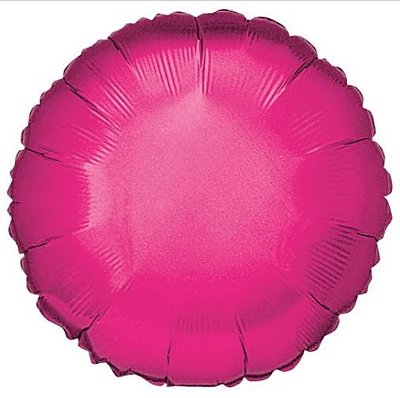 Balão Metalizado Bola Pink 45 cm