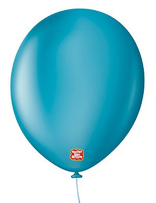 BALÃO SÃO ROQUE UNIQ 16 C/10 AZUL CIANO