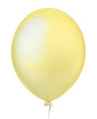 BALÃO HAPPY DAY LISO 12 C/25 MARFIM