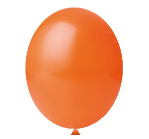 BALÃO 22 LISO SUPER BALL HAPPY DAY C/3 LARANJA