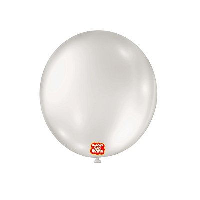 BALÃO SÃO ROQUE PEROLADO UNIQ 9 C/25 BRANCO