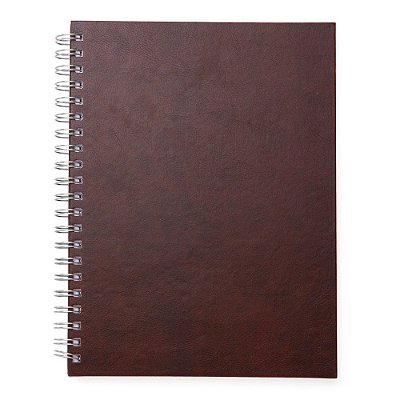 Caderno de Couro Sintético- SK13603