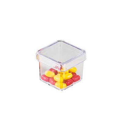 Caixinha plástica cristal, Embalagem Caixinha Mod.: 01