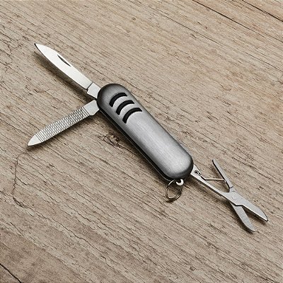 Mini canivete metal 3 funções. Cód.SK11395