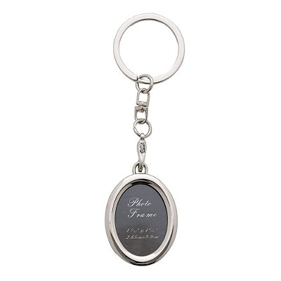 Chaveiro Porta Foto Oval. Cód. SK 12734