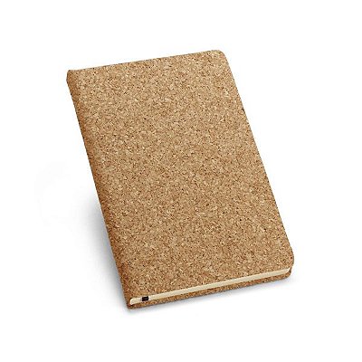 Caderno. Cortiça.  Com porta esferográfica e 80 folhas não pautadas Cód.spcg93719