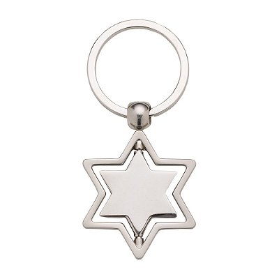 Chaveiro Estrela Giratório. Cód. SK 13494