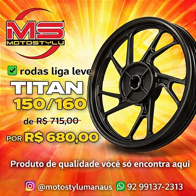 Roda Traseira Liga Leve