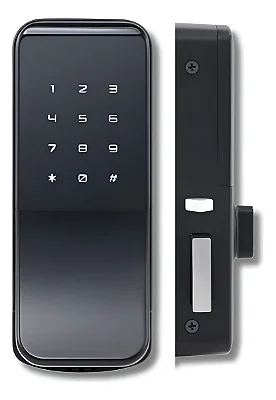 Fechadura Digital Sobrepor com Puxador 4200 Preta Advance