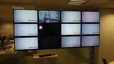 suporte para video wall 4x3