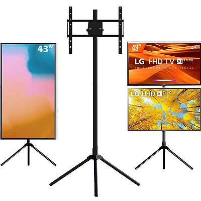 Pedestal para tv tripe sem bandeja de apoio