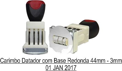 Datador Manual Redondo 44mm - Plástico