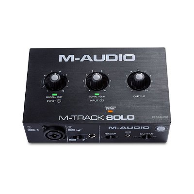 Interface de Áudio M-Audio Mtrack Solo
