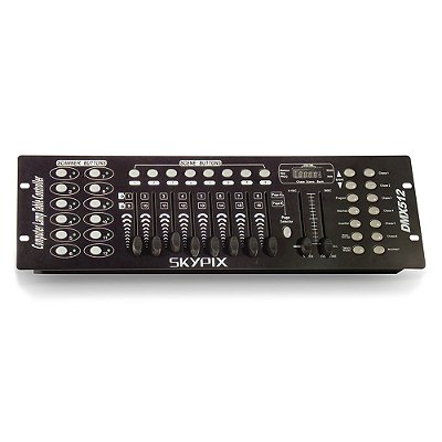 Mesa Controladora de Iluminação DMX SKYPIX SK-M0192 - BIVOLT