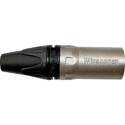 Conector XLR Macho Linha WC 1013 WIRECONEX