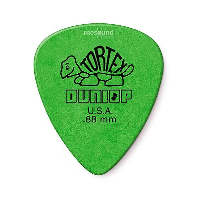 Palheta Dunlop Tortex 0,88 mm Verde