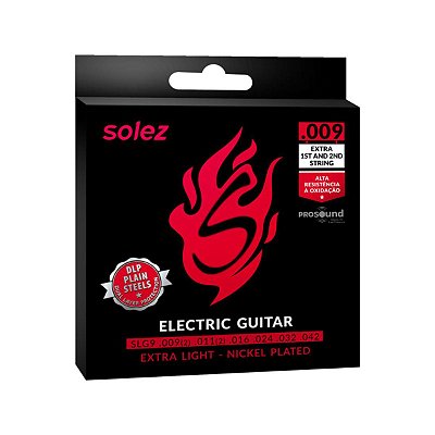 Encordoamento Guitarra DLP Solez SLG9 009