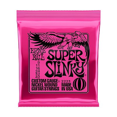 Encordoamento Guitarra Ernie Ball .009 Power Slink Niquel