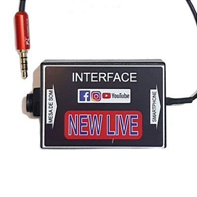 Interface de Áudio New Live Interfaces para Mesa De Som / Smartphone