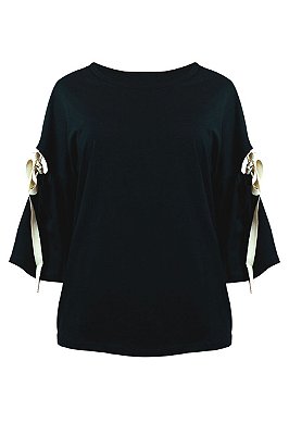 Blusa Laço Preta
