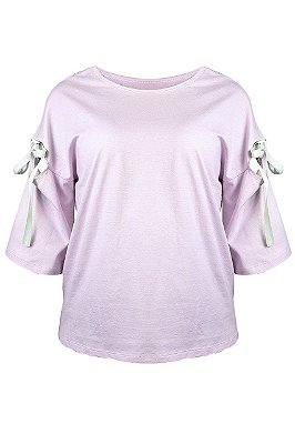 Blusa Laço Lavanda