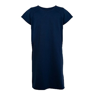 Vestido Marinho Piquet Infantil