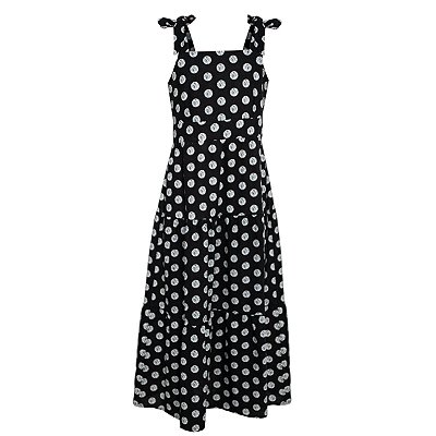 Vestido Linho Poá Infantil