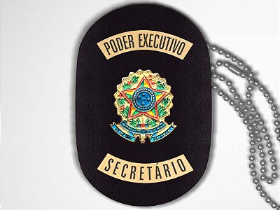 Distintivo Funcional Personalizado do Poder Executivo para Secretário