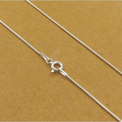 Colar prata 925 rabo de rato 3gr x 45cm x 0,8mm